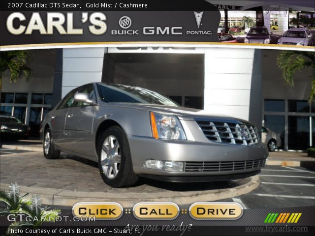 2007 Cadillac DTS Sedan in Gold Mist
