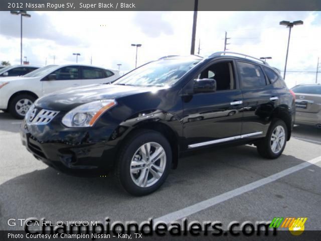 2012 Nissan Rogue SV in Super Black