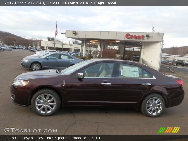 2012 Lincoln MKZ AWD in Bordeaux Reserve Metallic