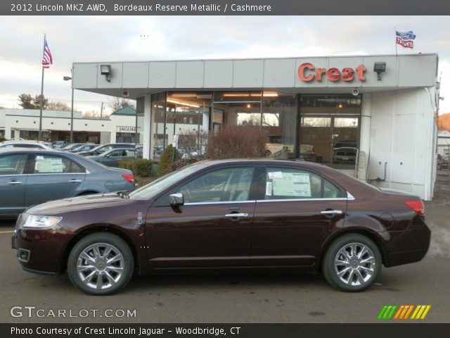2012 Lincoln MKZ AWD in Bordeaux Reserve Metallic