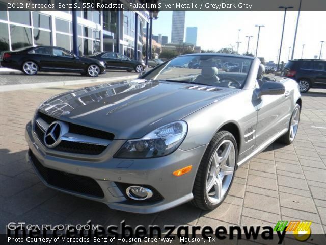 2012 Mercedes-Benz SL 550 Roadster in Paladium Silver Metallic