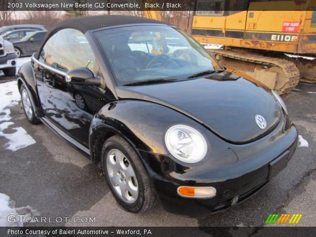 2003 Volkswagen New Beetle GLS Convertible in Black
