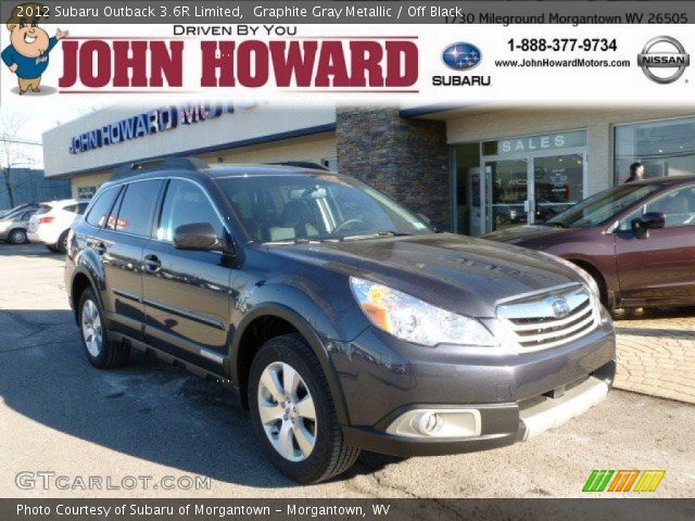 2012 Subaru Outback 3.6R Limited in Graphite Gray Metallic