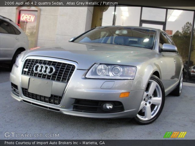 2006 Audi A6 4.2 quattro Sedan in Atlas Grey Metallic