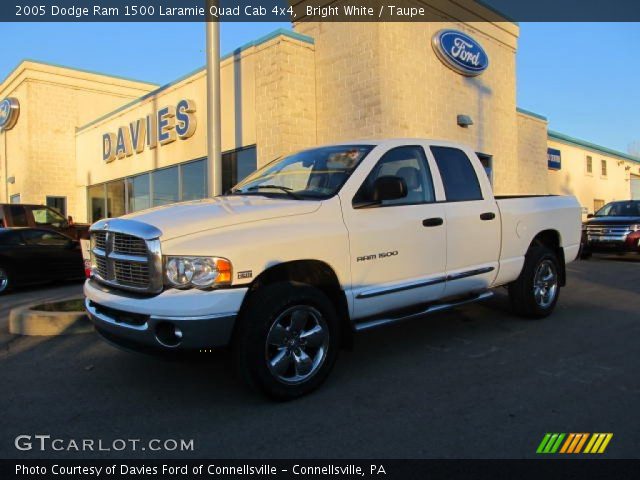 2005 Dodge Ram 1500 Laramie Quad Cab 4x4 in Bright White