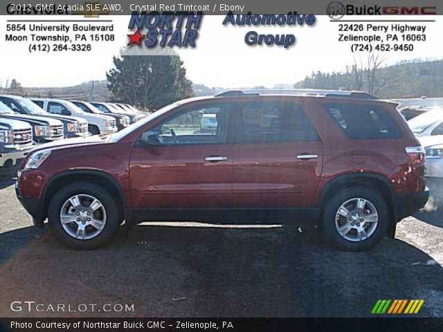 2012 GMC Acadia SLE AWD in Crystal Red Tintcoat