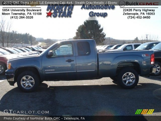 2012 GMC Sierra 1500 SLE Extended Cab 4x4 in Stealth Gray Metallic