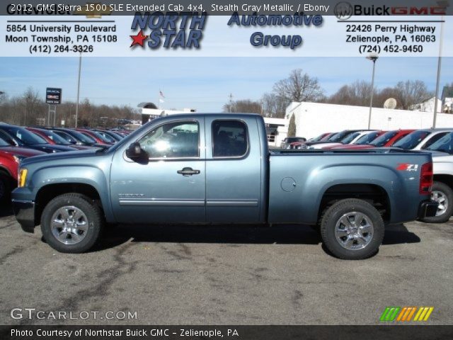 2012 GMC Sierra 1500 SLE Extended Cab 4x4 in Stealth Gray Metallic