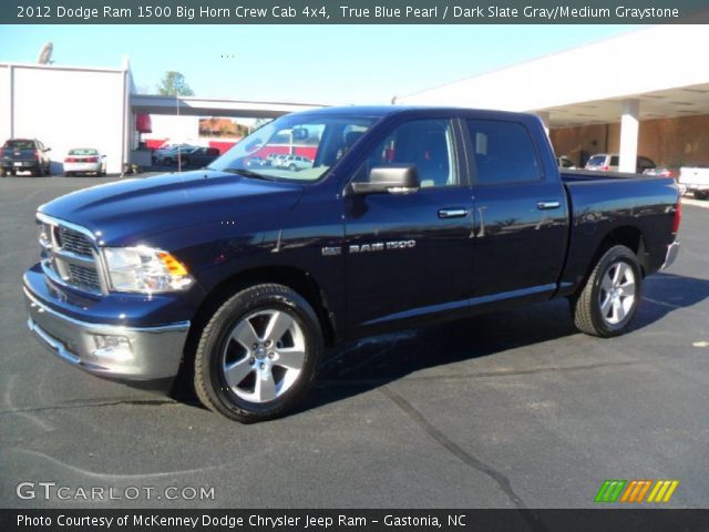 2012 Dodge Ram 1500 Big Horn Crew Cab 4x4 in True Blue Pearl