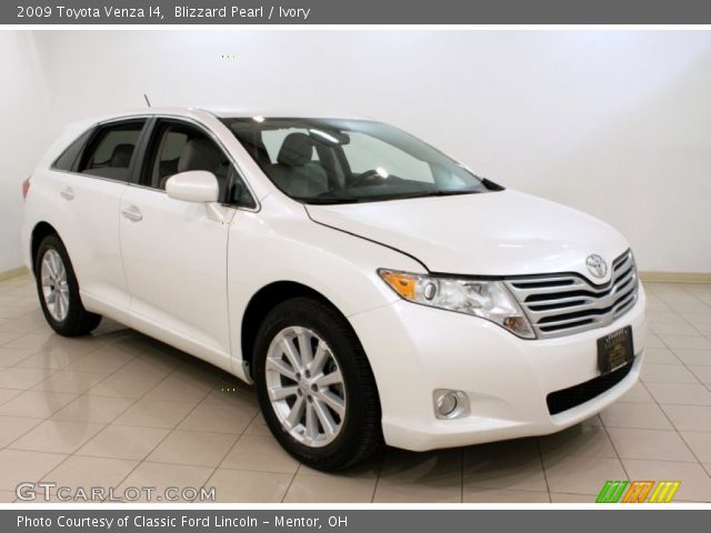 2009 Toyota Venza I4 in Blizzard Pearl