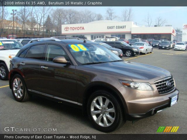 2008 Infiniti FX 35 AWD in Beryllium 16 Metallic