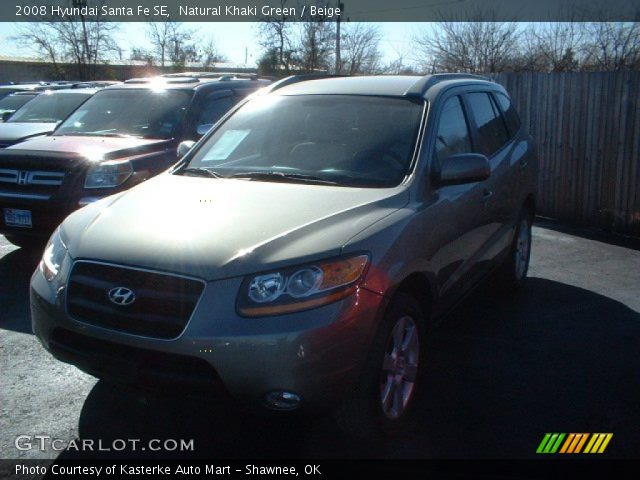 2008 Hyundai Santa Fe SE in Natural Khaki Green