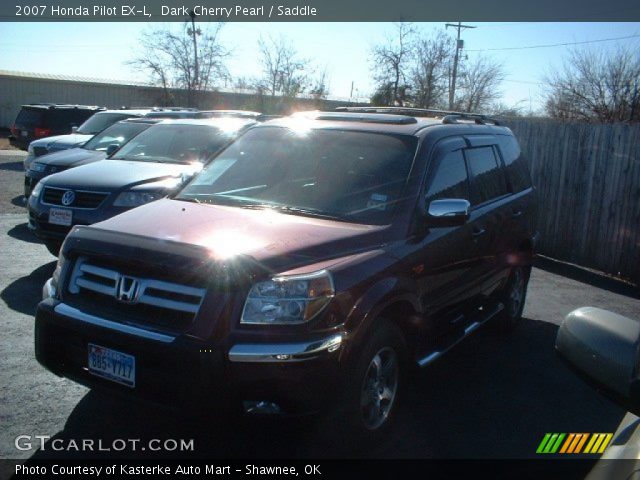 2007 Honda Pilot EX-L in Dark Cherry Pearl