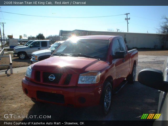 2008 Nissan Titan XE King Cab in Red Alert