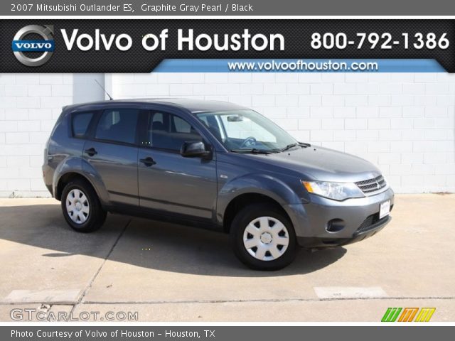 2007 Mitsubishi Outlander ES in Graphite Gray Pearl