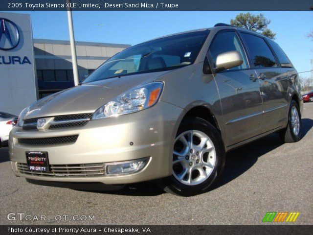 2005 Toyota Sienna XLE Limited in Desert Sand Mica