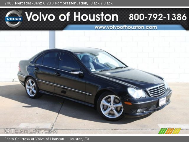 2005 Mercedes-Benz C 230 Kompressor Sedan in Black