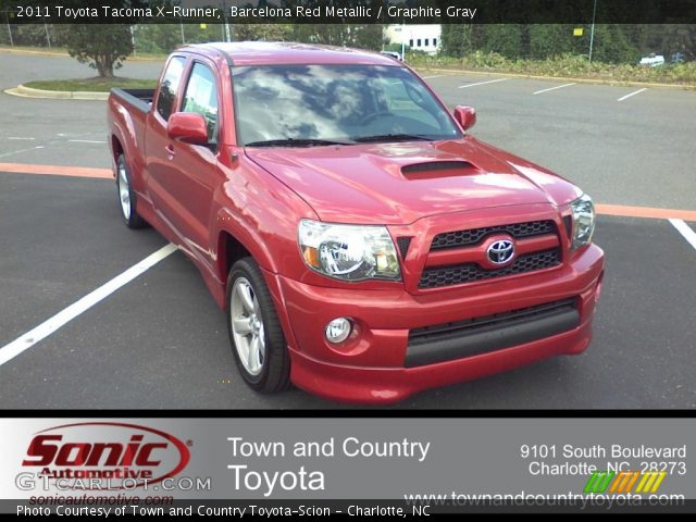 2011 Toyota Tacoma X-Runner in Barcelona Red Metallic