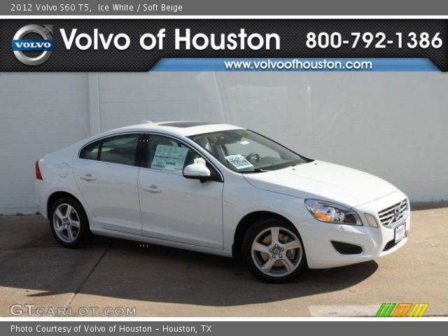 2012 Volvo S60 T5 in Ice White