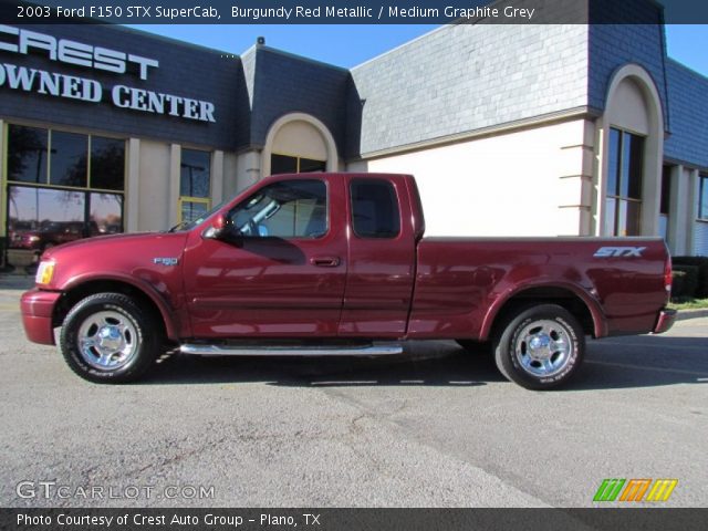 2003 Ford F150 STX SuperCab in Burgundy Red Metallic