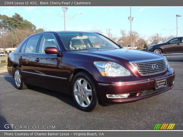 2004 Lexus LS 430 in Black Cherry Pearl