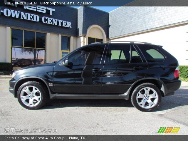 2002 BMW X5 4.4i in Black Sapphire Metallic