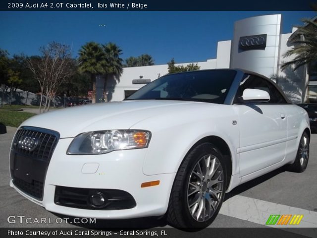 2009 Audi A4 2.0T Cabriolet in Ibis White