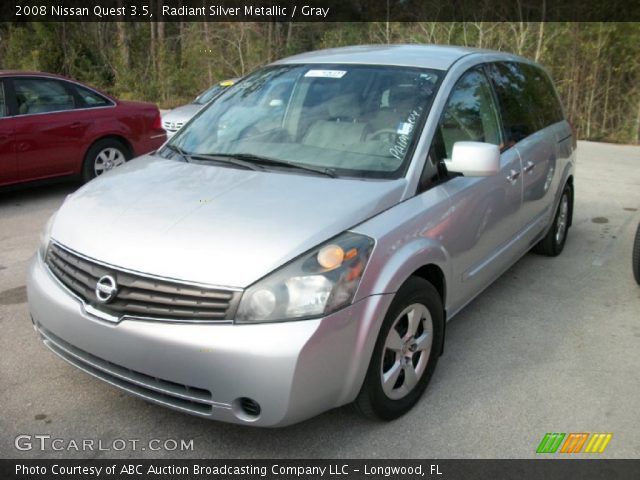 2008 Nissan Quest 3.5 in Radiant Silver Metallic