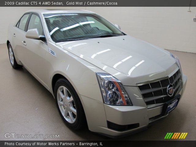 2009 Cadillac CTS 4 AWD Sedan in Gold Mist