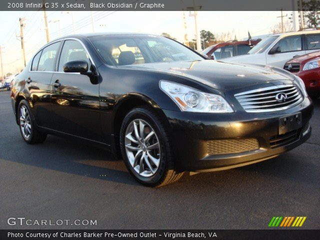 2008 Infiniti G 35 x Sedan in Black Obsidian