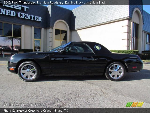 2002 Ford Thunderbird Premium Roadster in Evening Black
