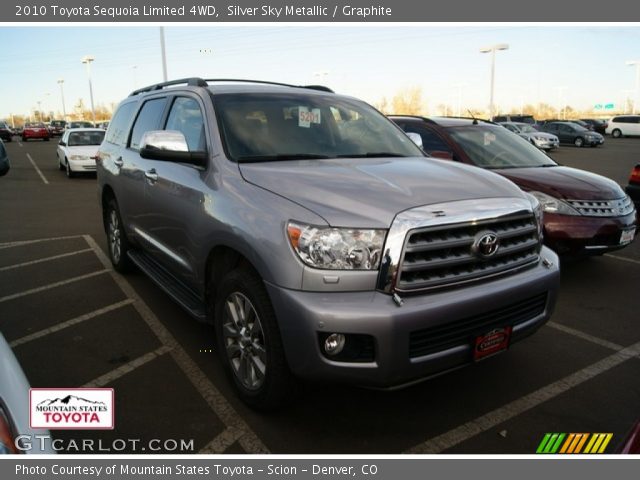 2010 Toyota Sequoia Limited 4WD in Silver Sky Metallic