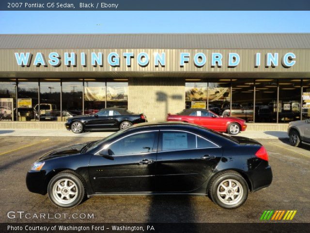 2007 Pontiac G6 Sedan in Black
