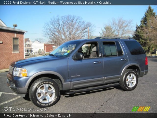 2002 Ford Explorer XLT 4x4 in Medium Wedgewood Blue Metallic