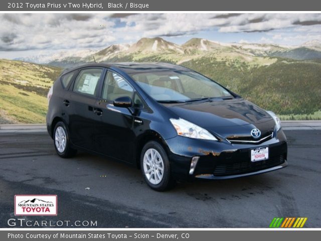2012 Toyota Prius v Two Hybrid in Black
