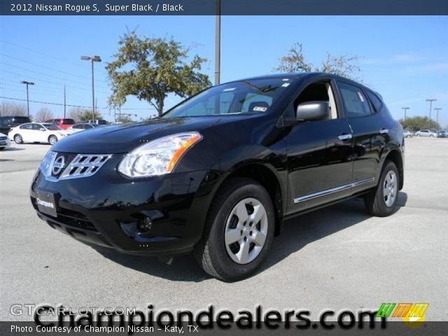 2012 Nissan Rogue S in Super Black