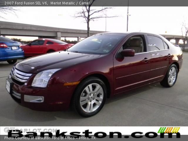 2007 Ford Fusion SEL V6 in Merlot Metallic