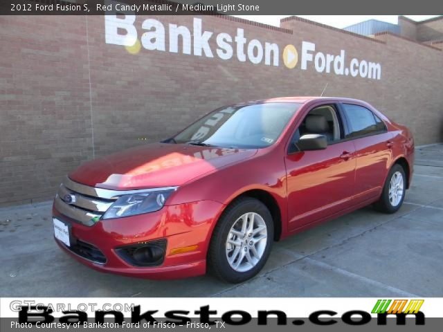 2012 Ford Fusion S in Red Candy Metallic