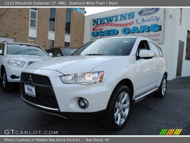 2010 Mitsubishi Outlander GT 4WD in Diamond White Pearl