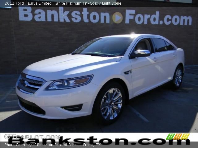 2012 Ford Taurus Limited in White Platinum Tri-Coat