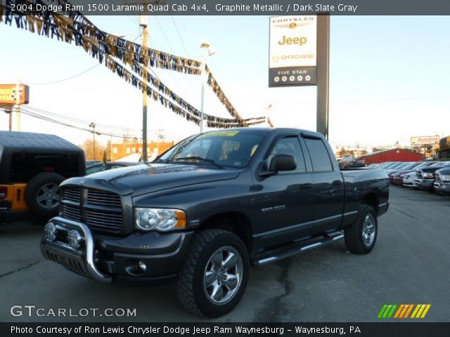 2004 Dodge Ram 1500 Laramie Quad Cab 4x4 in Graphite Metallic