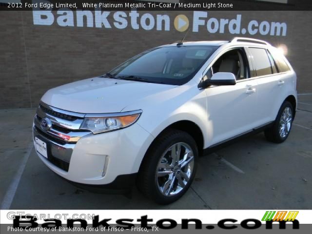 2012 Ford Edge Limited in White Platinum Metallic Tri-Coat