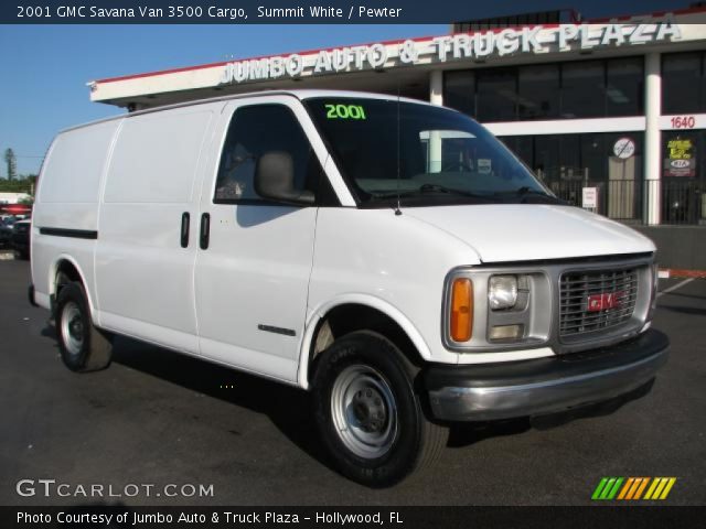 2001 GMC Savana Van 3500 Cargo in Summit White