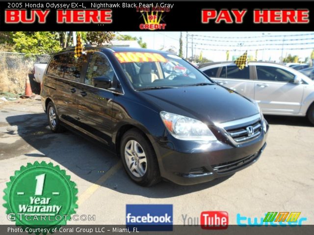 2005 Honda Odyssey EX-L in Nighthawk Black Pearl