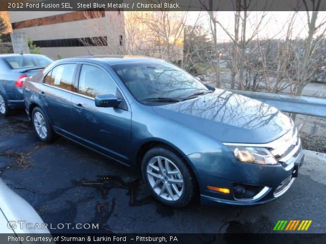 2012 Ford Fusion SEL in Steel Blue Metallic