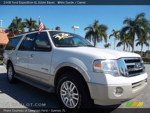 2008 Ford Expedition EL Eddie Bauer in White Suede