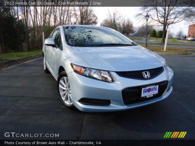 2012 Honda Civic EX Coupe in Cool Mist Metallic