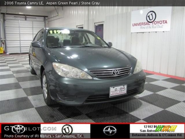 2006 Toyota Camry LE in Aspen Green Pearl