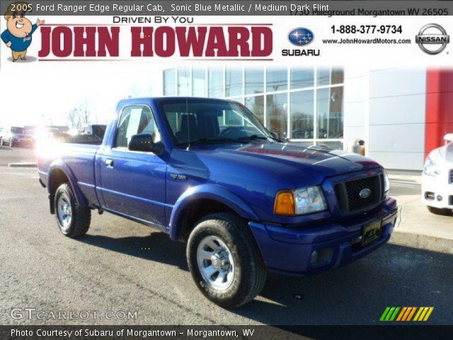 2005 Ford Ranger Edge Regular Cab in Sonic Blue Metallic