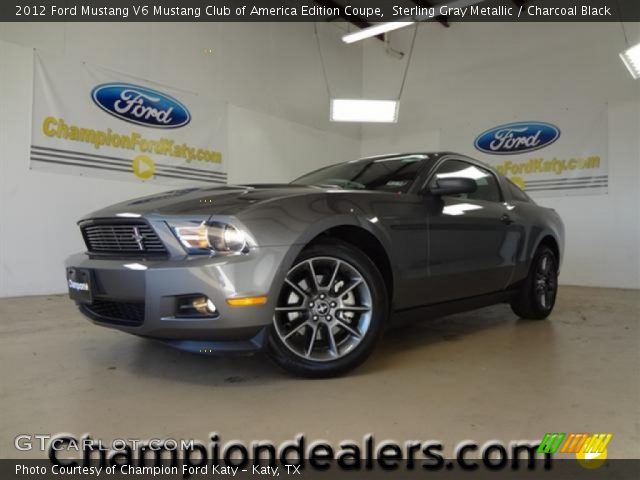 2012 Ford Mustang V6 Mustang Club of America Edition Coupe in Sterling Gray Metallic
